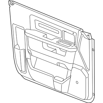 Front Door Trim Panel, Left - Mopar (1VZ371X9AG)