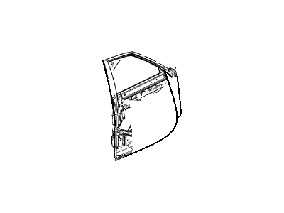 GM 15880692 Door Assembly, Rear Side