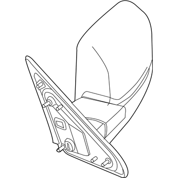 Mopar 5RR791RPAE Outside Rear View Mirror