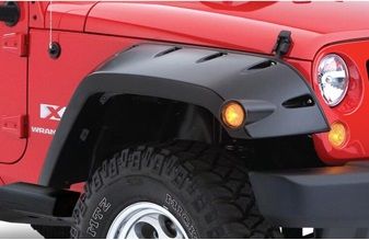 Jeep Wrangler Bushwacker Pocket-Style Voorzijde Fender Flares Set