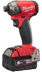 Milwaukee M18 Fuel Hydraulische Slagschroevendraaier FQID-502X , met lader, 2x 5A accu en koffer