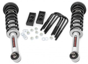 Rough Country 2.5 " Verhogings Kit Met N3 Veerpoten Ford F150 Tremor 2021+