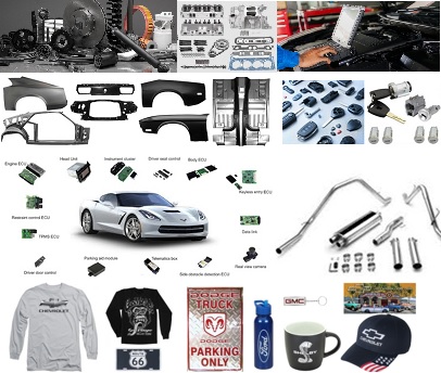 Amerikaanse auto-onderdelen en onderhoud