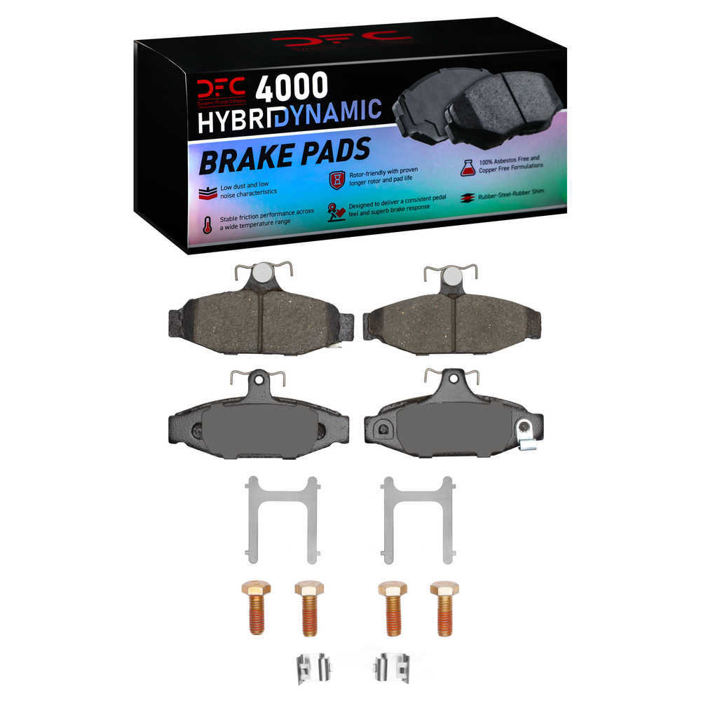 4000-0413-01 Rear Disc Brake Pad Set - 4000-0413-01 - Afbeelding 1