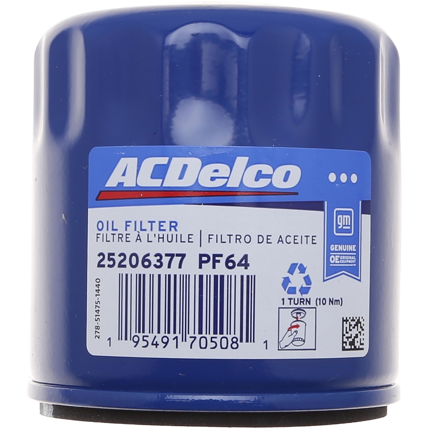 PF64 Engine Oil Filter (C7 + C8 6,2L) – PF64 - Afbeelding 1